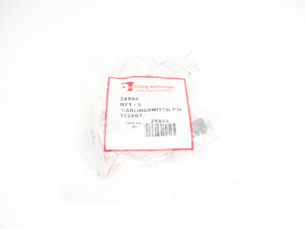 CARLING TECHNOLOGIES 2X894 172XG1 (PKG OF 5) NSMP