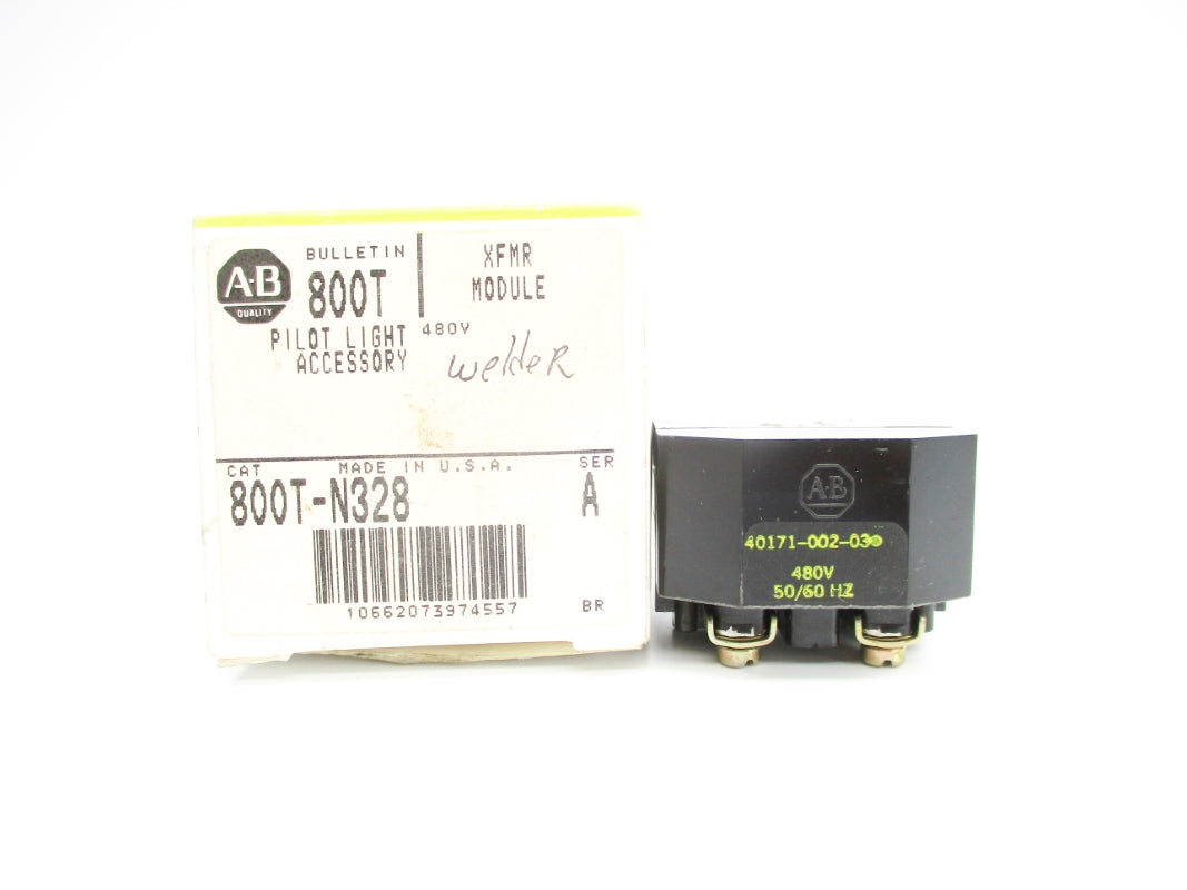 ALLEN BRADLEY 800T-N328 SER. A (BK/YL) NSMP