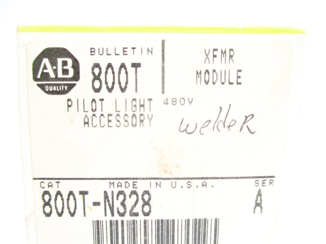 ALLEN BRADLEY 800T-N328 SER. A (BK/YL) NSMP