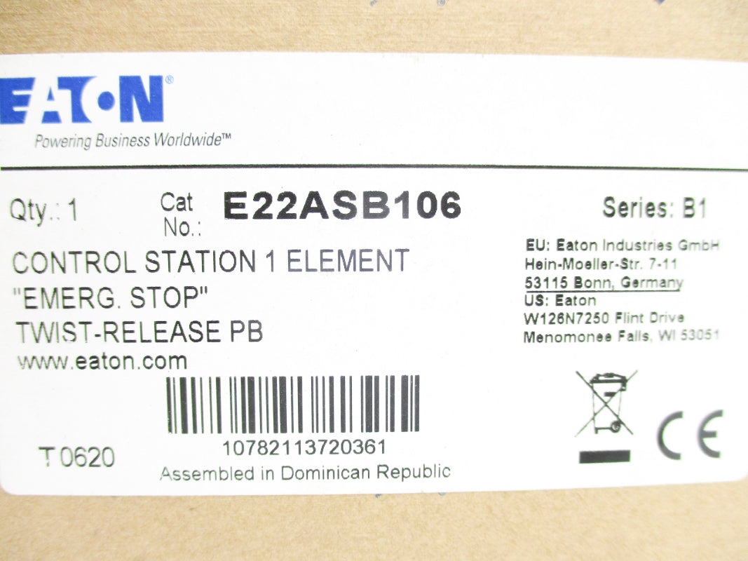 EATON E22ASB106 SER. B1 NSMP