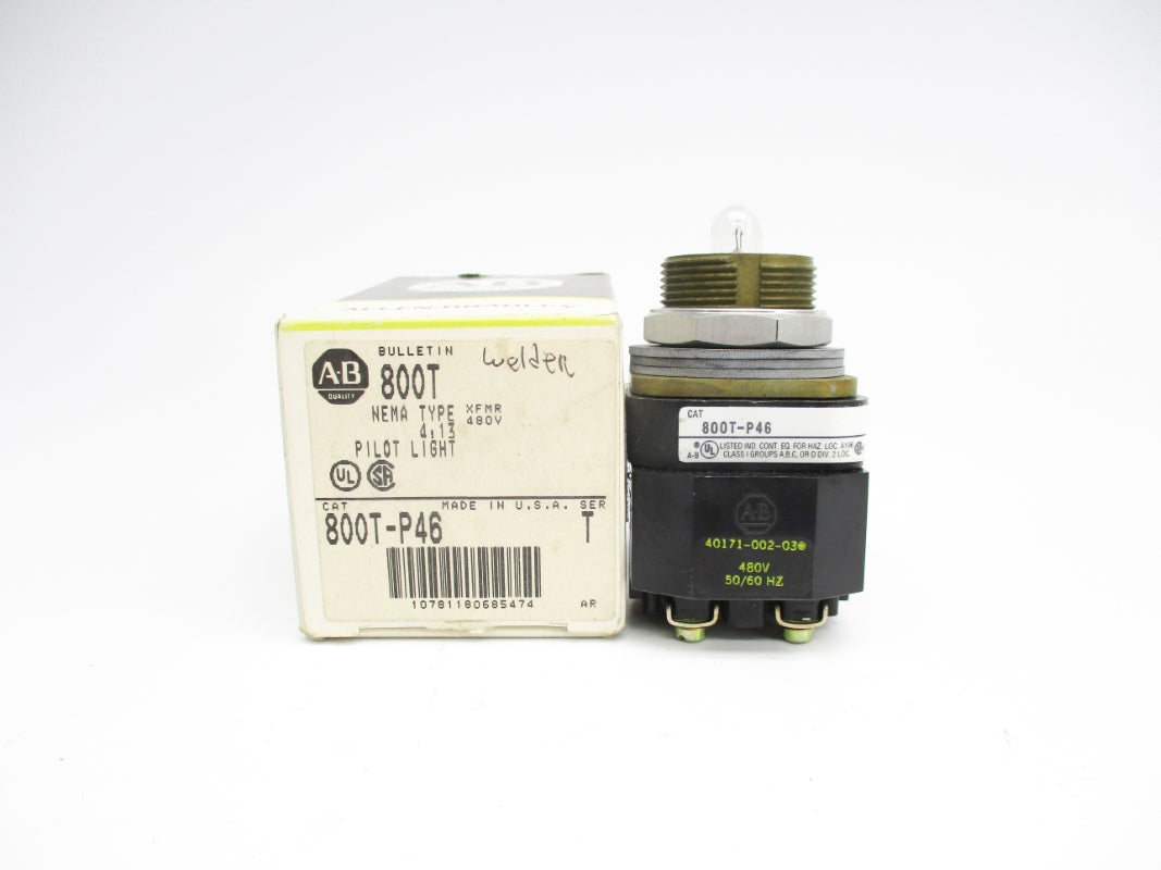 ALLEN BRADLEY 800T-P46 SER. T 480V (BK/YL) NSMP