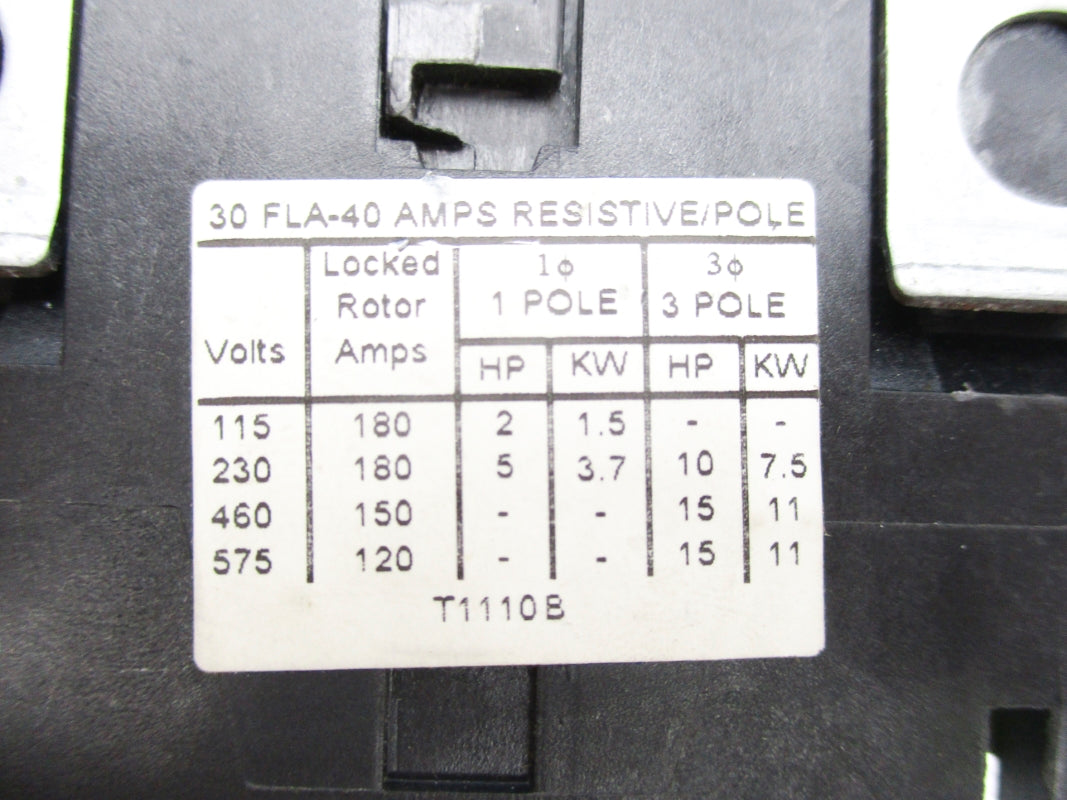 CUTLER HAMMER C25END430 SER. A1 115-575V UNMP