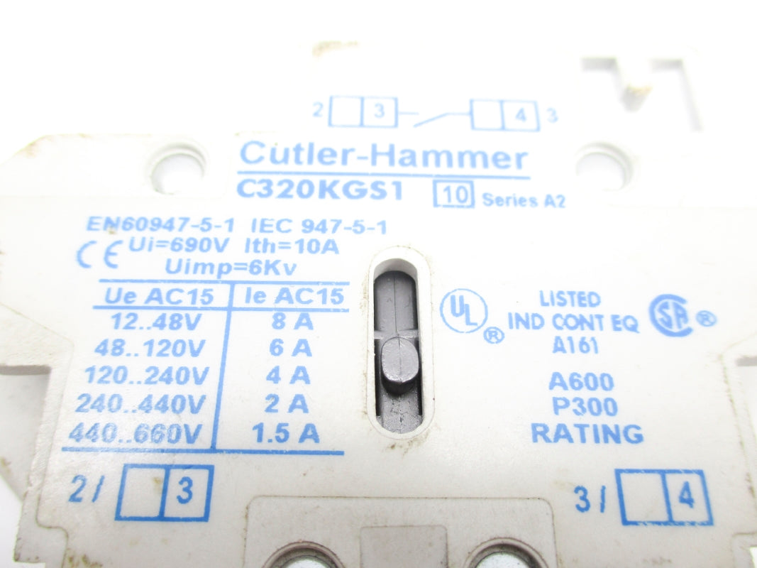 CUTLER HAMMER C320KGS1 SER. A2 440-660V 1.5A UNMP