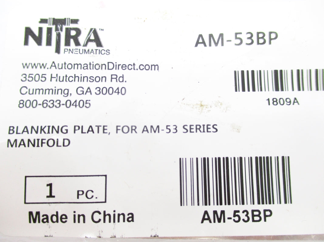 NITRA PNEUMATICS AM-53BP NSMP