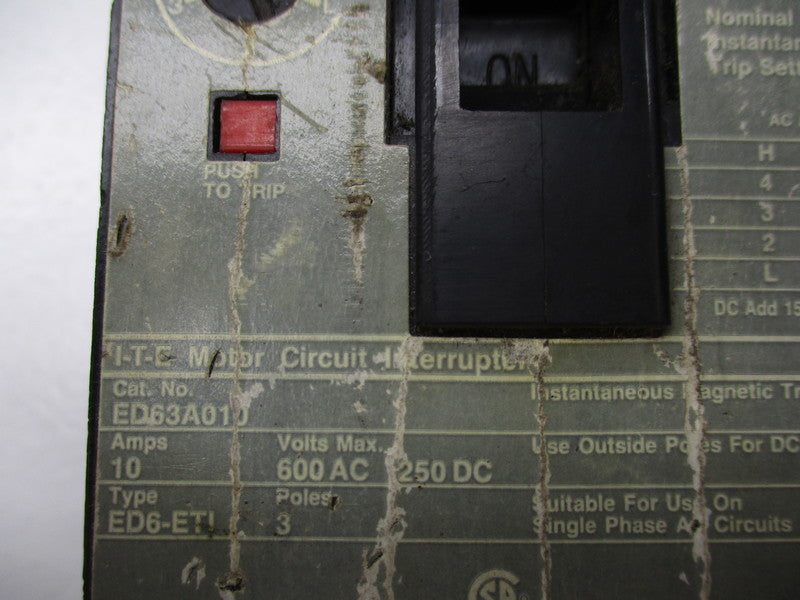 SIEMENS ED63A010 (AS PICTURED)  NSNP