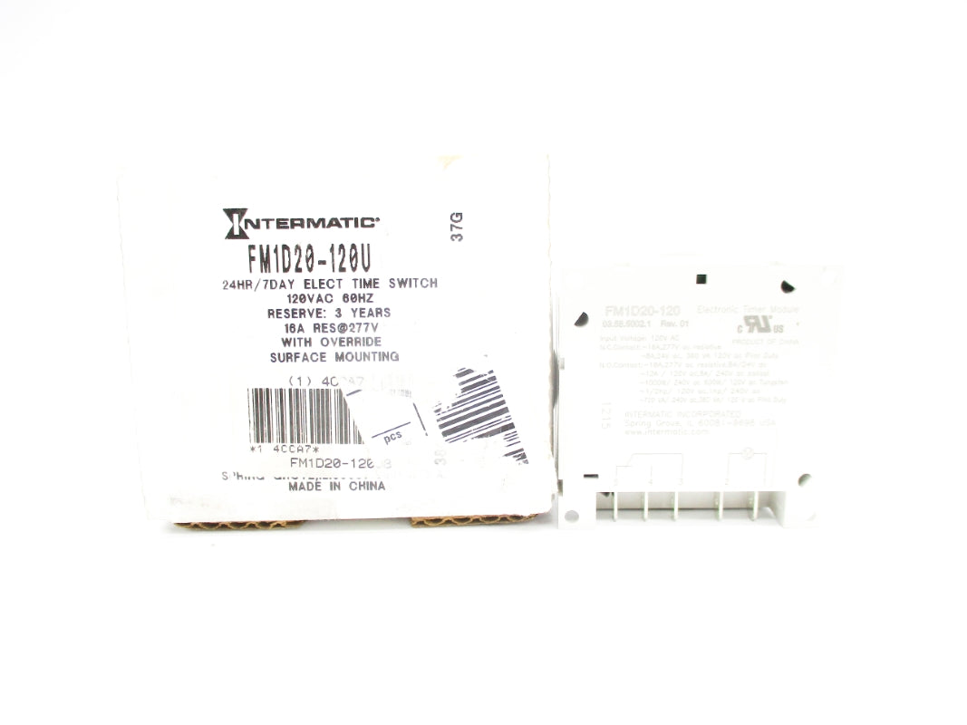 INTERMATIC FM1D20-120U 120VAC 16A 24H/7D NSMP