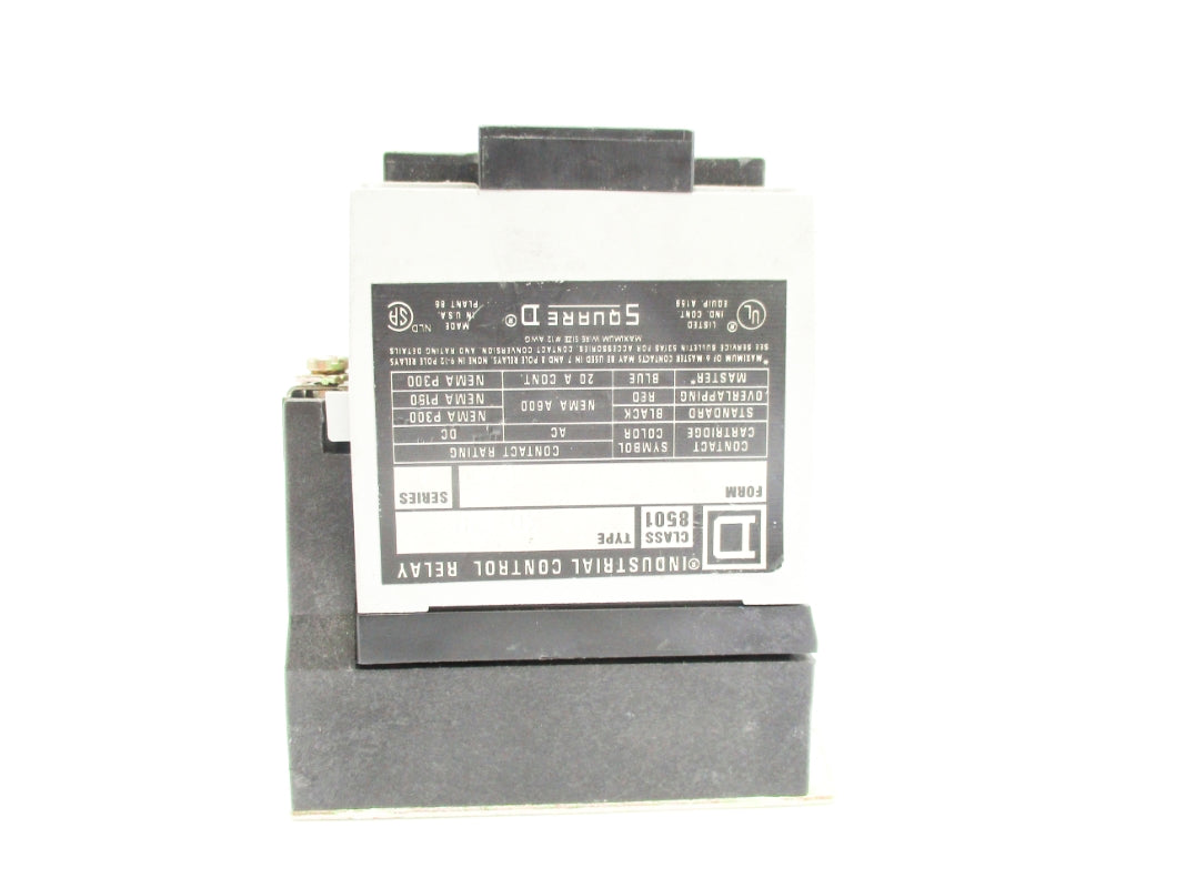 SQUARE D 8501XO30V02 SER. A 110/120V 20A UNMP