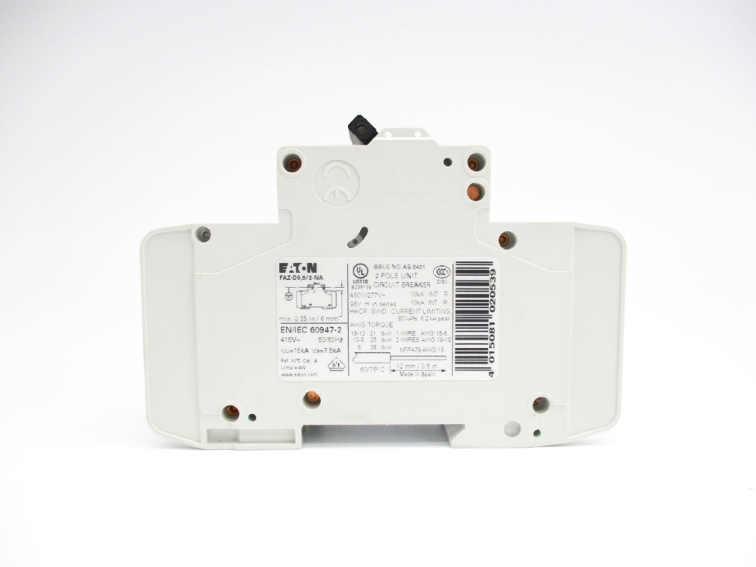 EATON FAZ-D0.5/2-NA 415V 15A NSNP