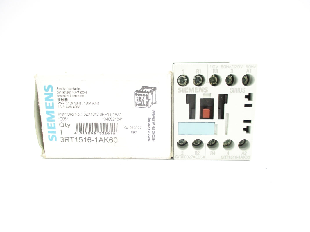 SIEMENS 3RT1516-1AK60 110/120V NSMP