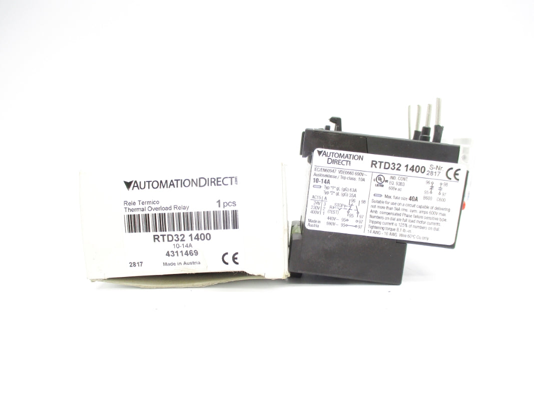 AUTOMATION DIRECT RTD32-1400 10-14A 600VAC NSMP