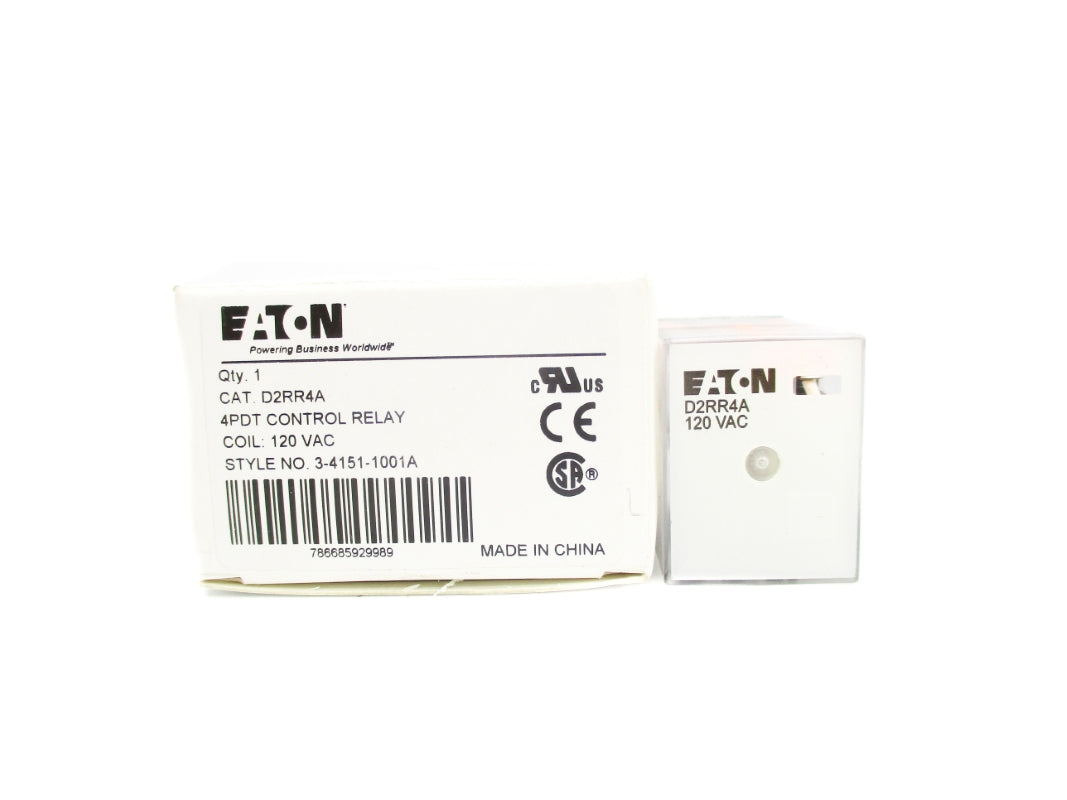 EATON D2RR4A 120VAC 8A NSMP