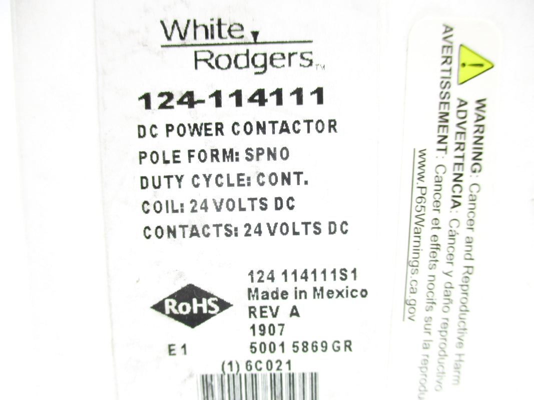 WHITE RODGERS 124-114111 NSMP
