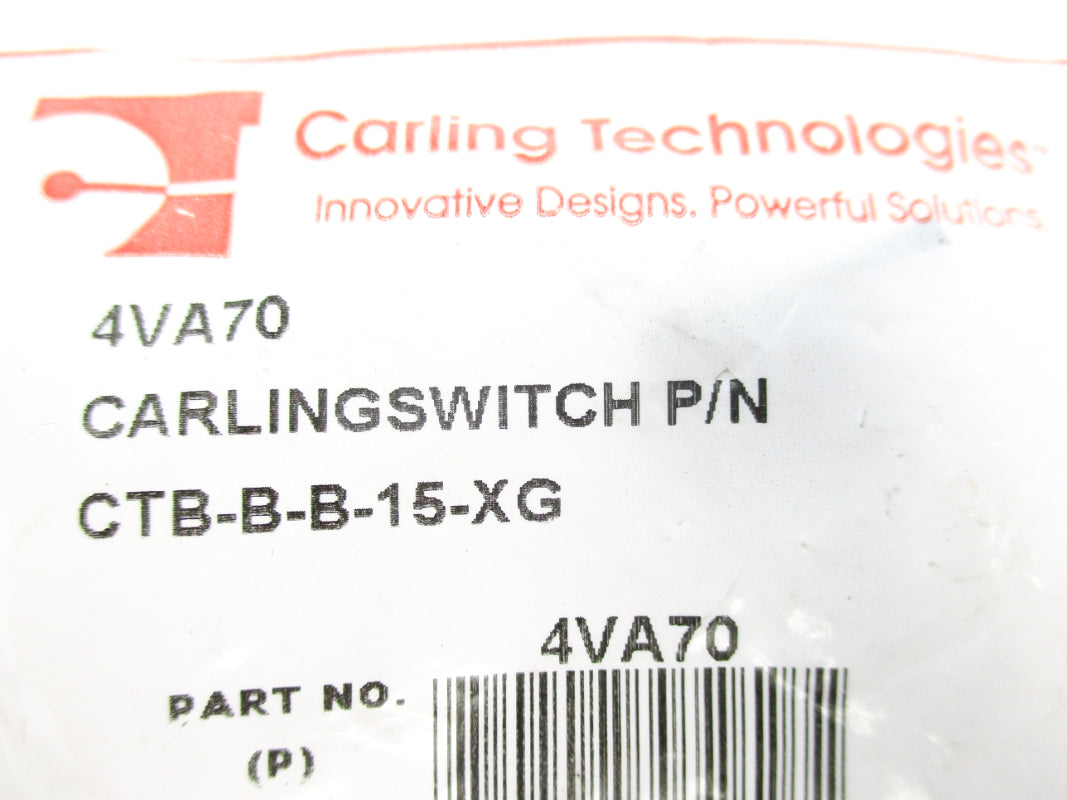 CARLING TECHNOLOGIES 4VA70 CTB-B-B-15-XG NSMP