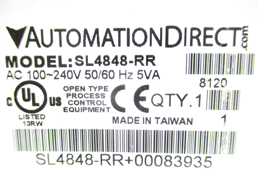 AUTOMATION DIRECT SL4848-RR NSMP