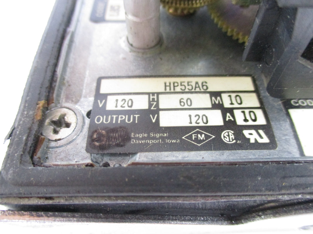 EAGLE SIGNAL HP55A6 120V 10A 0-30M (AS PICTURED) UNMP