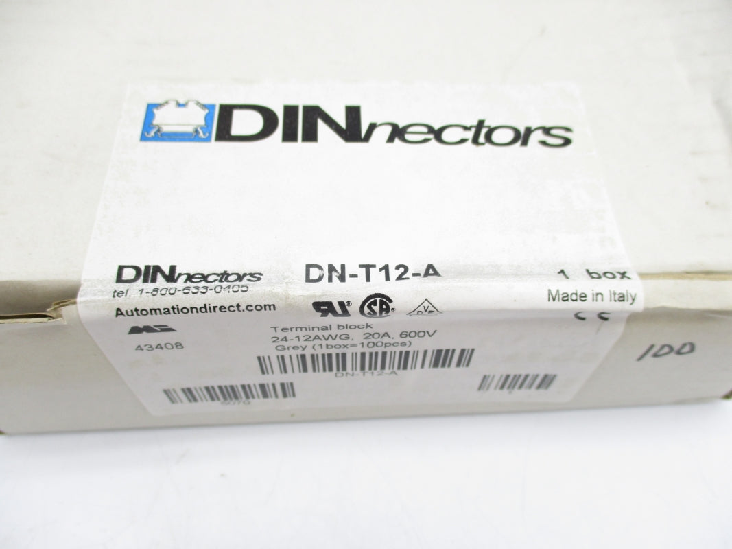 DINNECTORS DN-T12-A (PKG OF 100) NSFS