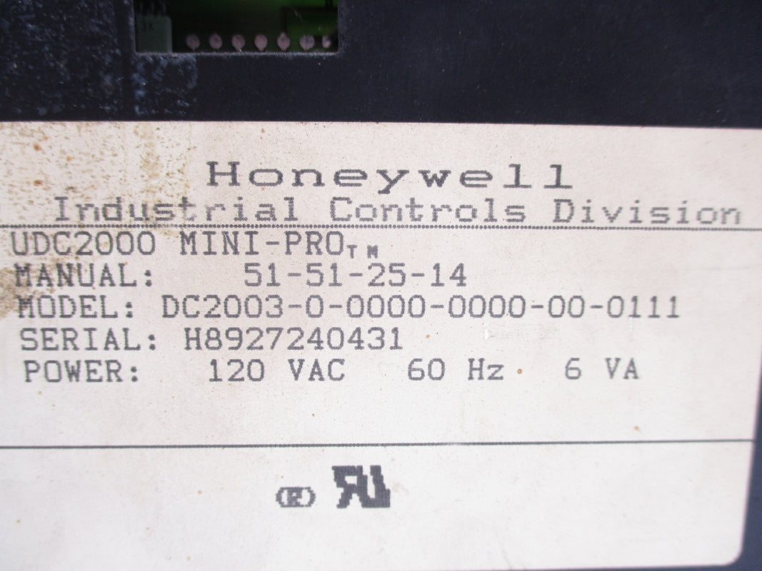 HONEYWELL DC2003-0-0000-0000-00-0111 UNMP