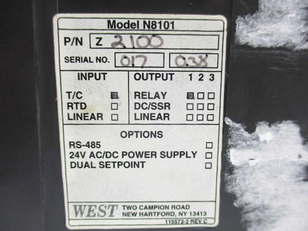 WEST N8101Z2100 NSNP