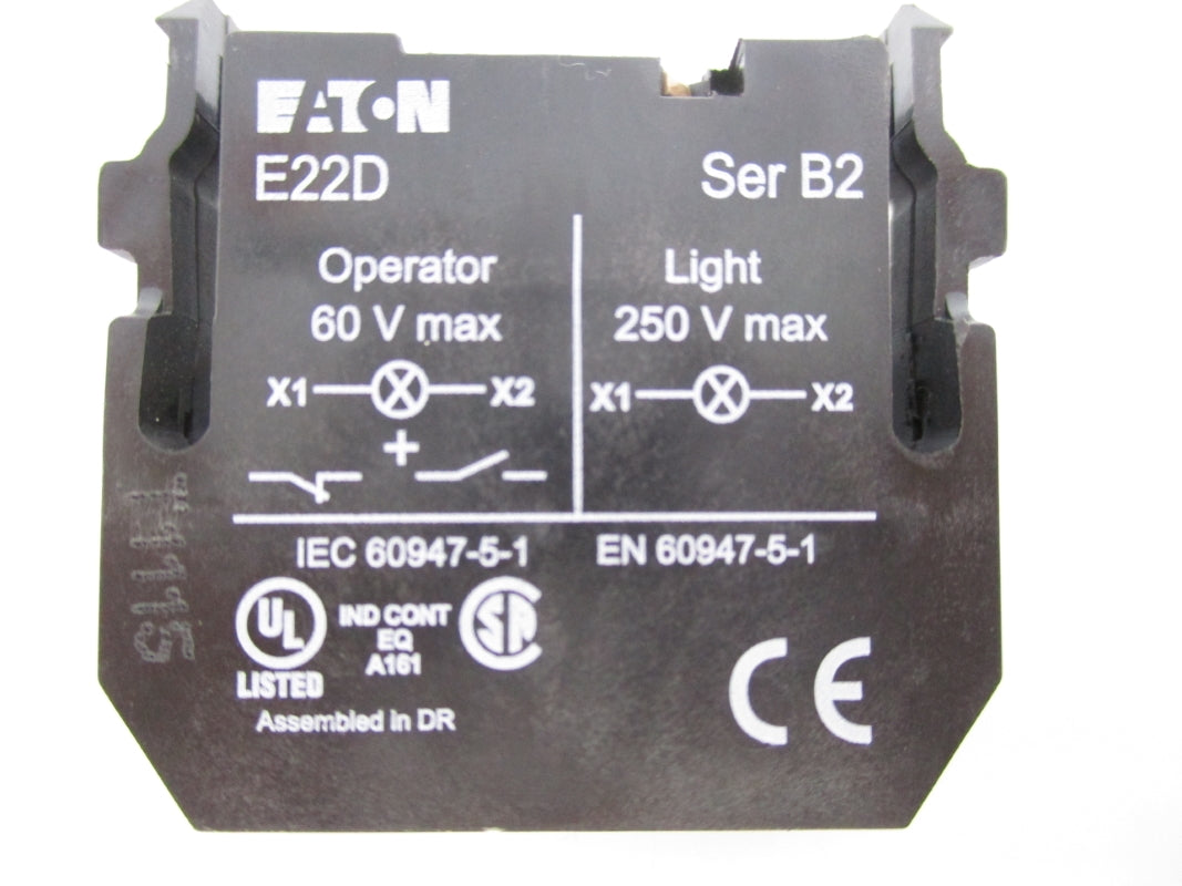 EATON E22D SER. B2 250V (NO BULB) NSNP
