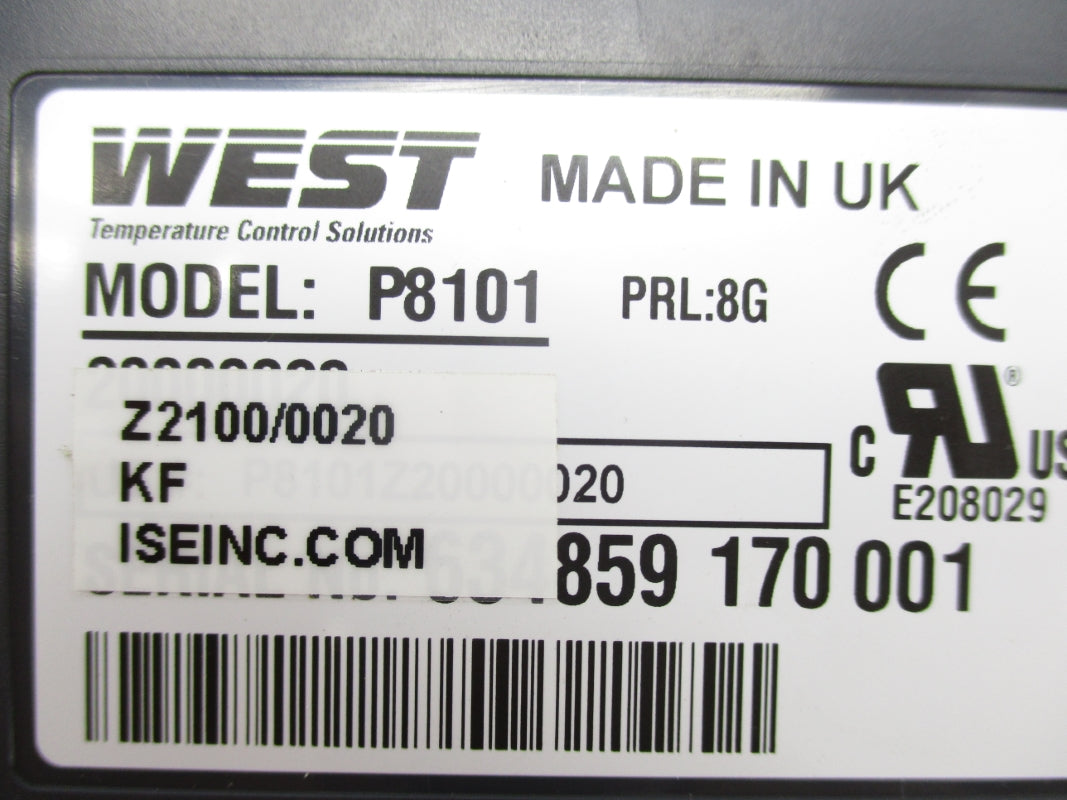 WEST P8101Z2100/0020 UNMP