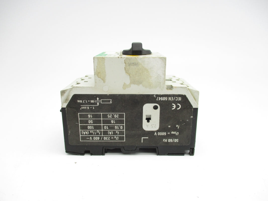 KLOCKNER MOELLER PKZM0-2.5 SER. 02 1.6-2.5A 600V NSNP