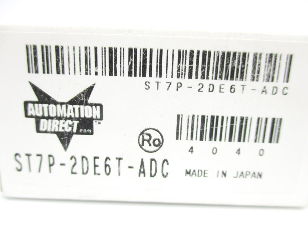 AUTOMATION DIRECT ST7P-2DE6T-ADC 0-60S 24VDC 3A NSMP