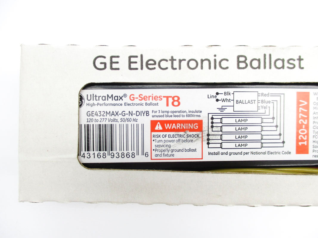 GENERAL ELECTRIC GE432MAX-G-N-DIYB SER. GT8 NSNP