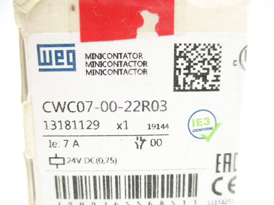 WEG CWC07-00-22R03 24VDC NSMP