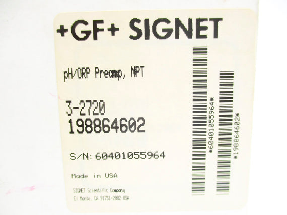 GF SIGNET 3-2720 198864602 NSMP