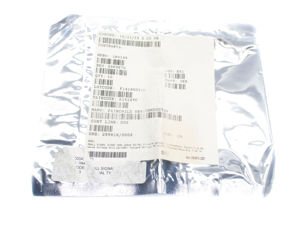 FAIRCHILD SEMICONDUCTOR 1N4148 (PKG OF 10) NSMP