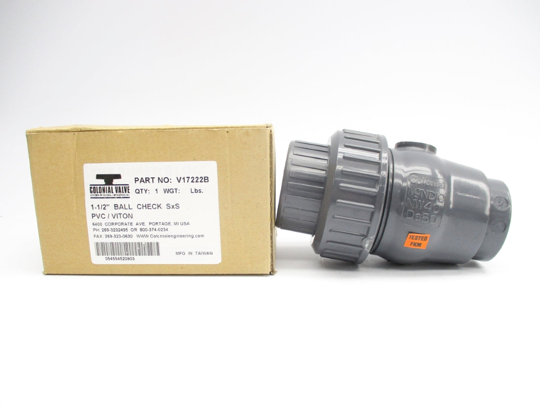 COLONIAL VALVE V17222B 1-1/2" NSMP