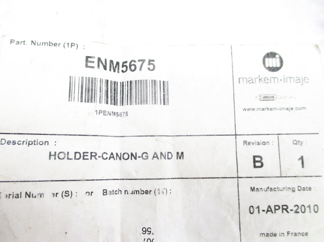 MARKEM IMAJE ENM5675 NSMP