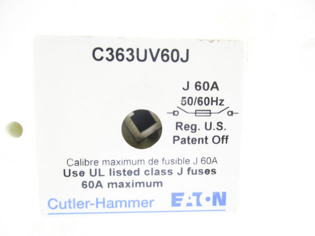 CUTLER HAMMER C363UV60J NSNP