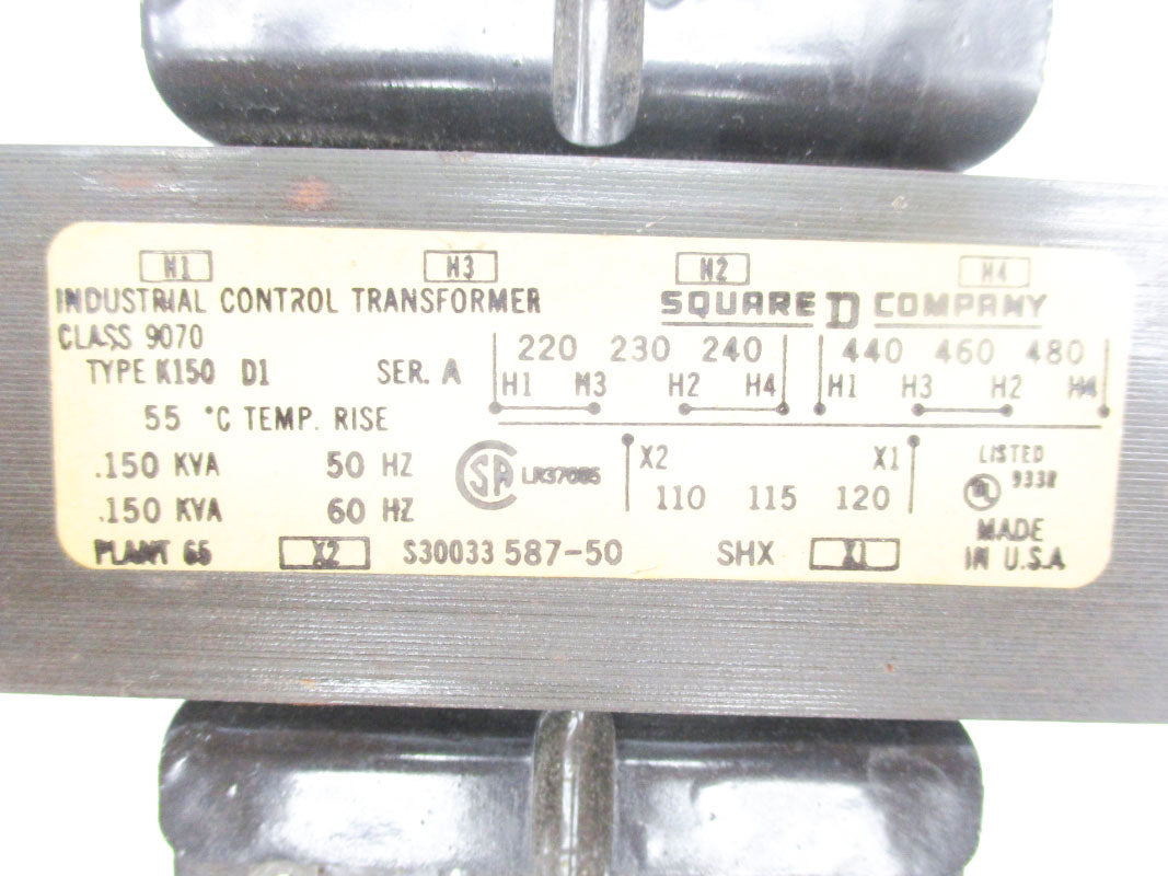 SQUARE D 9070-K150D1 SER. A UNMP