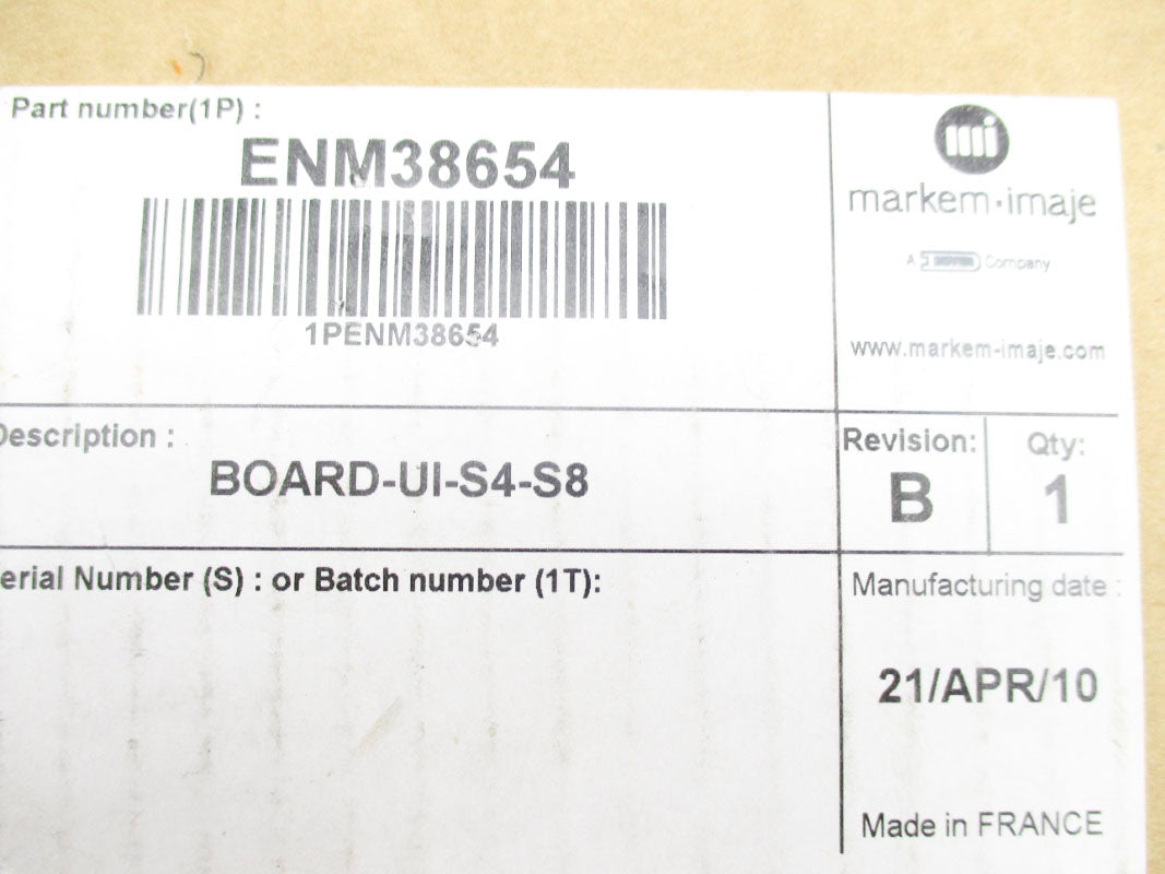 MARKEM ENM38654 REV. B NSMP