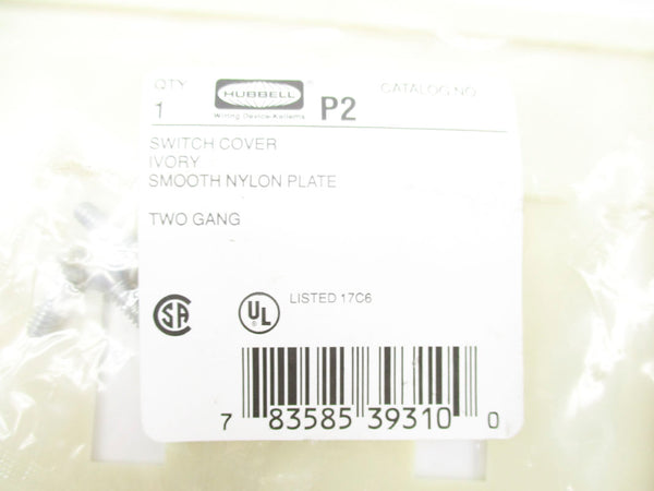 HUBBELL P2 (IVORY) NSMP