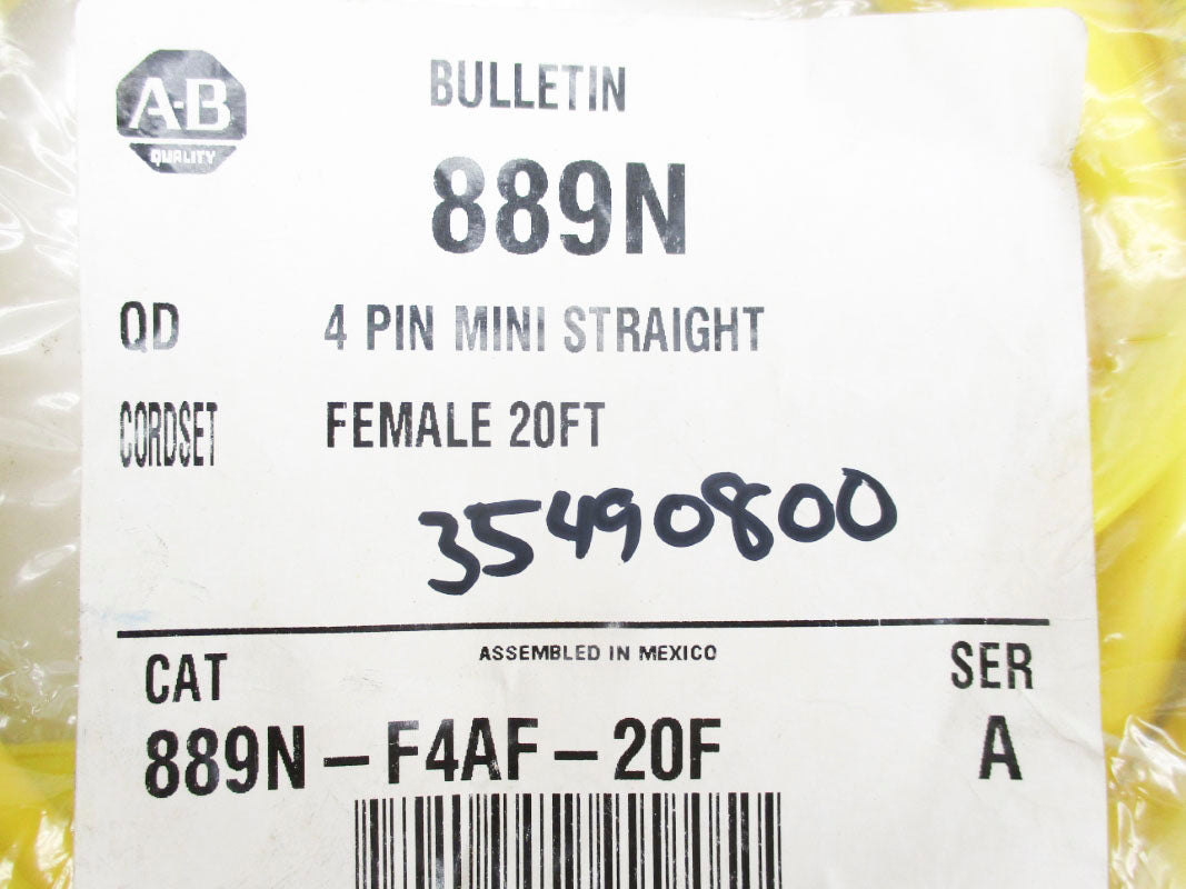 ALLEN BRADLEY 889N-F4AF-20F SER. A NSMP
