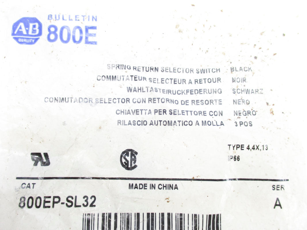 ALLEN BRADLEY 800EP-SL32 SER. A NSMP