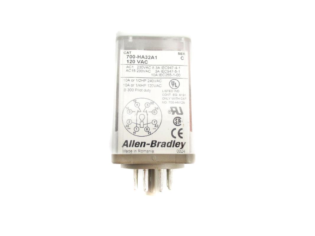 ALLEN BRADLEY 700-HA32A1 SER. C 120VAC 10A NSNP