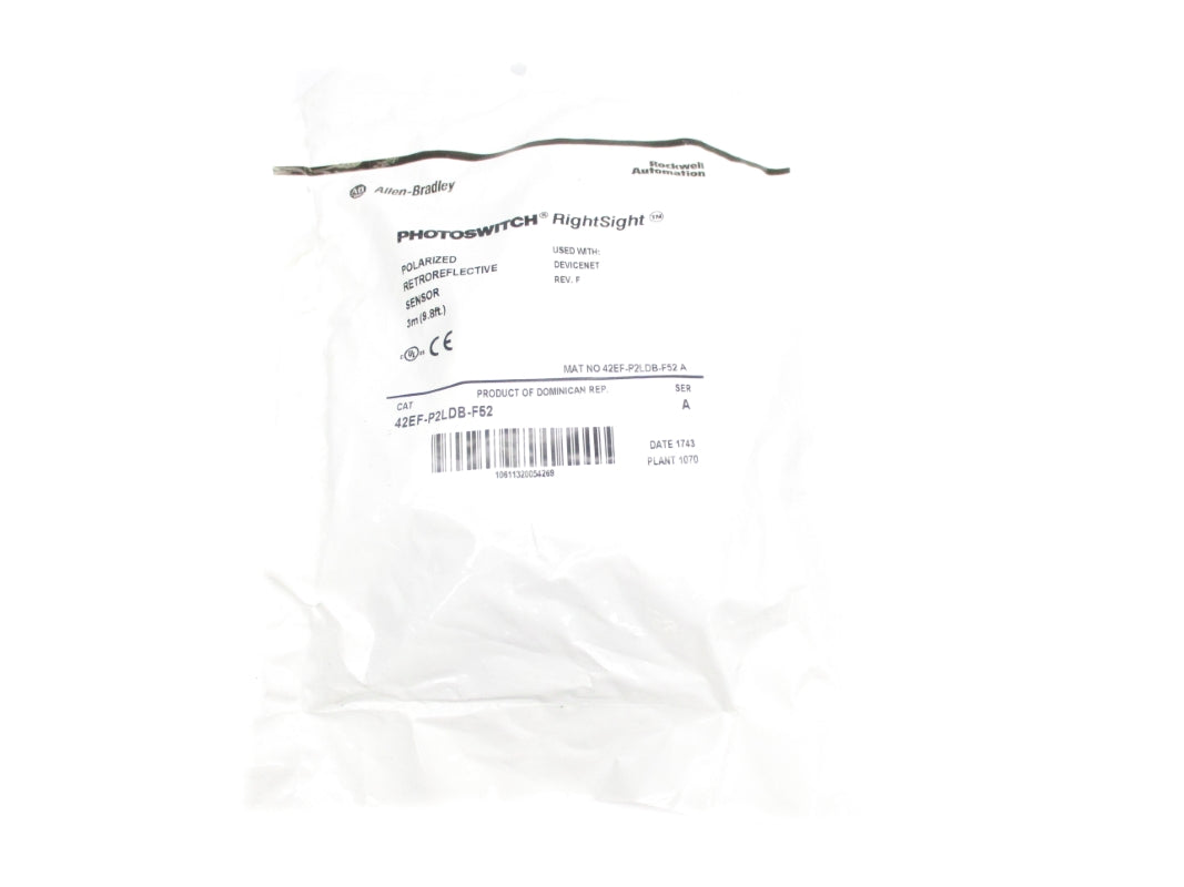 ALLEN BRADLEY 42EF-P2LDB-F52 SER. A NSMP