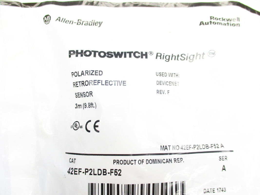 ALLEN BRADLEY 42EF-P2LDB-F52 SER. A NSMP