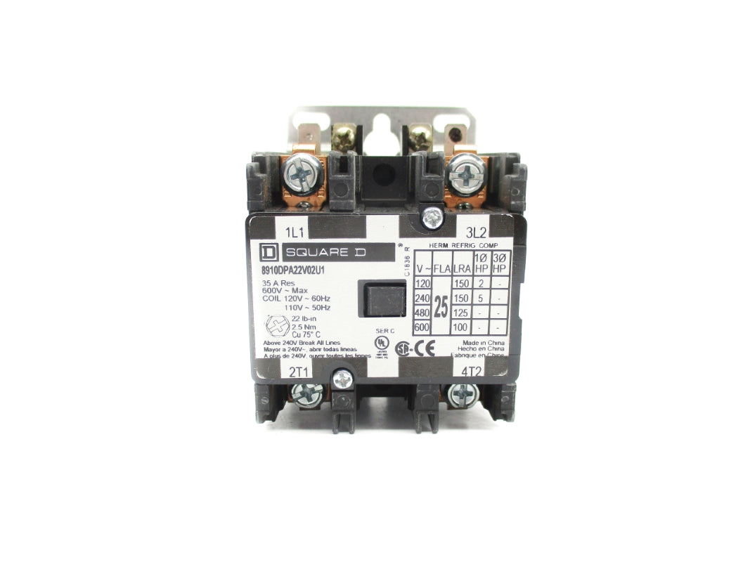 SQUARE D 8910DPA22V02U1 110/120V 25A NSNP