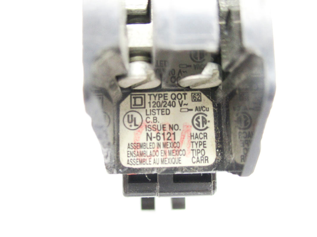 SQUARE D QOT21515 SER. 2 15/15A 120/240V UNMP