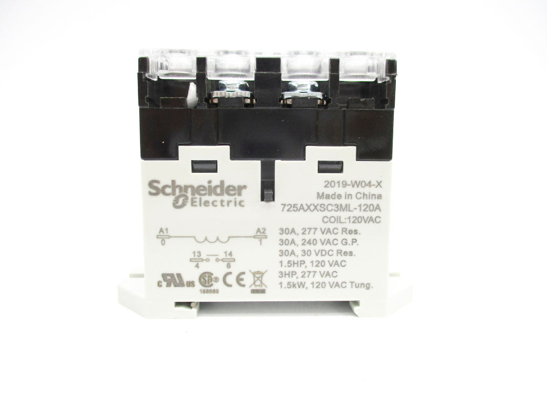 SCHNEIDER ELECTRIC 725XXSC3ML-120A 120VAC 30A NSNP