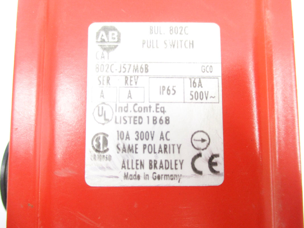 ALLEN BRADLEY 802C-J57M6B SER. A NSNP