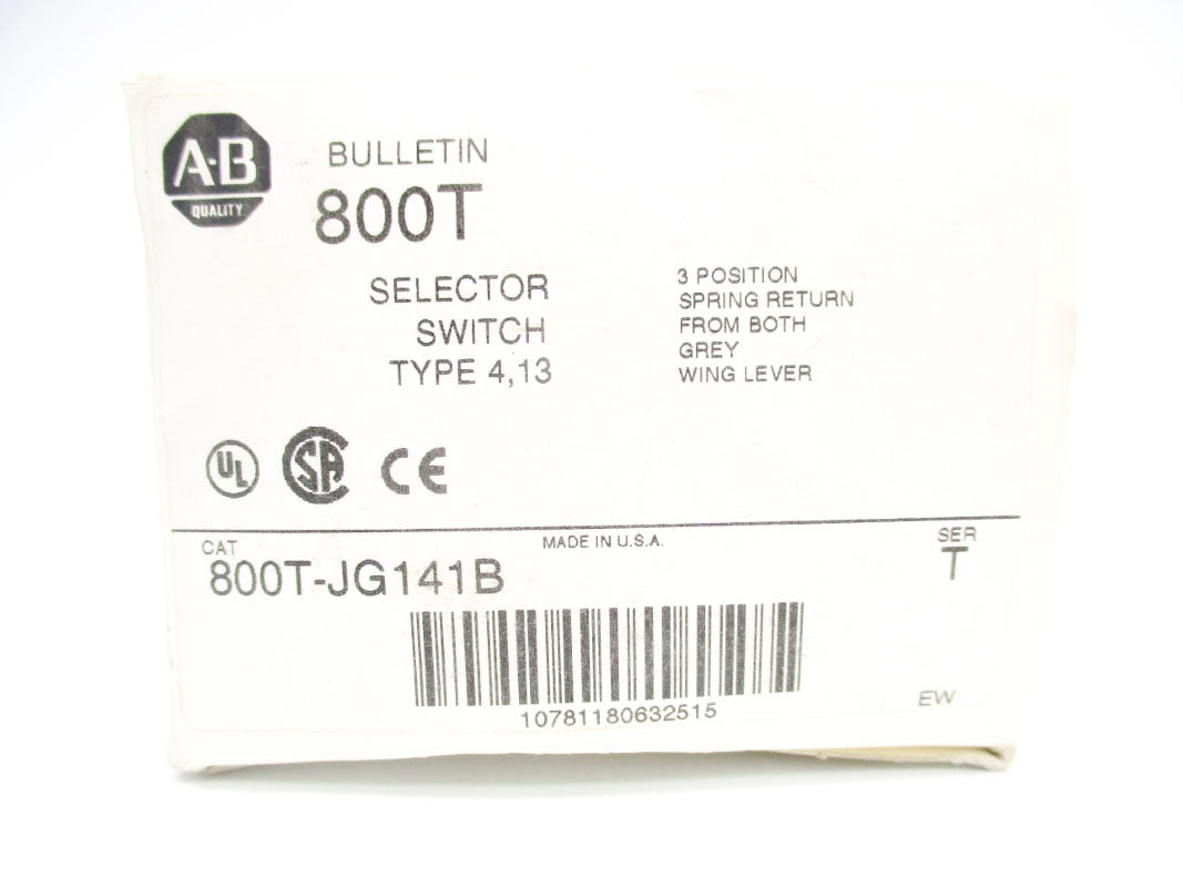 ALLEN BRADLEY 800T-JG141B SER. T NSMP
