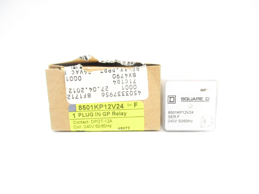 SQUARE D 8501KP12V24 SER. F 240V 12A NSMP