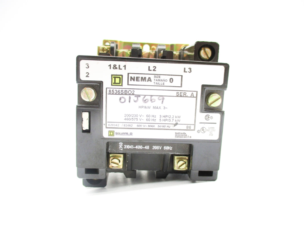 SQUARE D 8536SBO2V08 SER. A UNMP