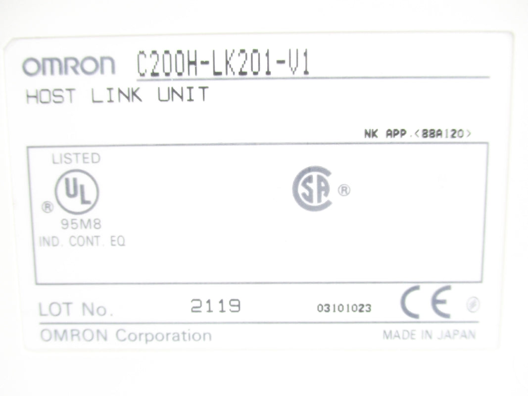 OMRON C200H-LK201-V1 NSNP