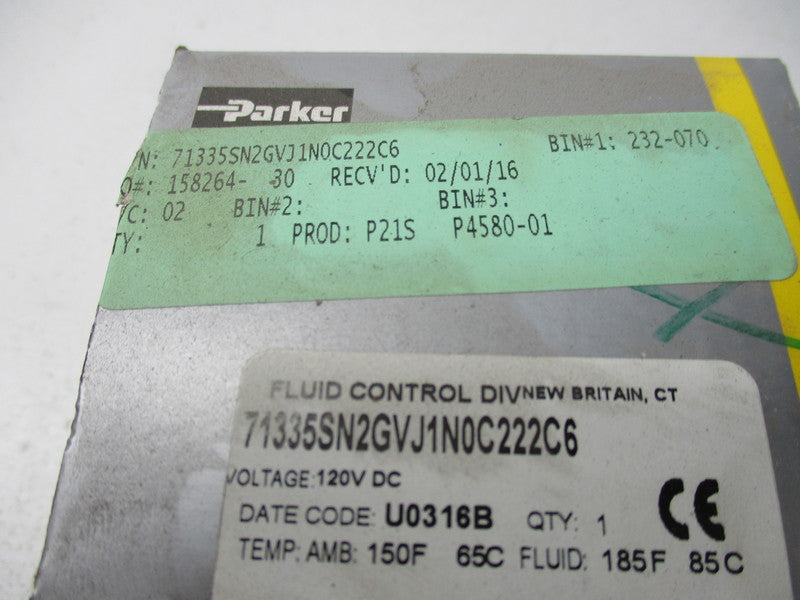PARKER 71335SN2GVJ1N0C222C6 * FACTORY SEALED *